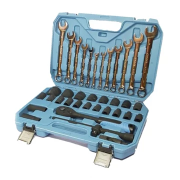 Haina HB-6770 Set di chiavi a cricchetto e a stella rinforzate 37 pezzi
