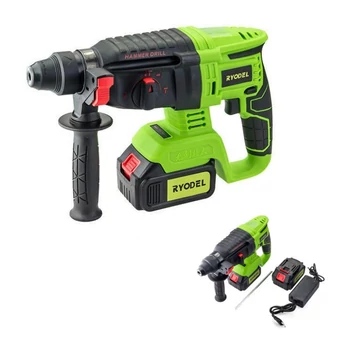 Trapano a percussione cordless Ryodel con martello demolizione HM-7462 – 2 batterie incluse
