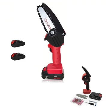 Mini motosega Worthair con 2 batterie