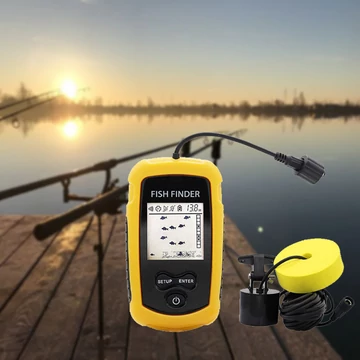 Ecoscandaglio Portatile con Display LCD – Kit Sonar da Pesca