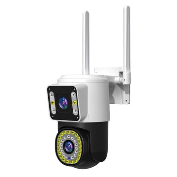 Telecamera di Sicurezza Wi-Fi a Doppio Obiettivo Harken HY300 – Modello holm8454