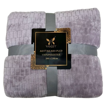 Coperta in morbido peluche Violet, 150 x 200 cm – Colore lavanda – puhaplusstakaro13