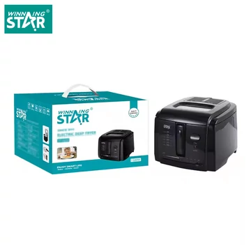 WINNING STAR ST-9200 Friggitrice elettrica con serbatoio dell'olio estraibile da 3 litri 1500W