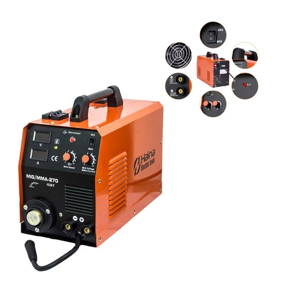 Saldatrice Inverter Professionale Haina MIG270 CO₂ 270A