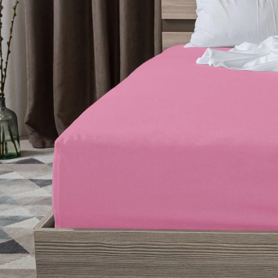 Lenzuolo con Angoli Rosa 220 x 230 cm