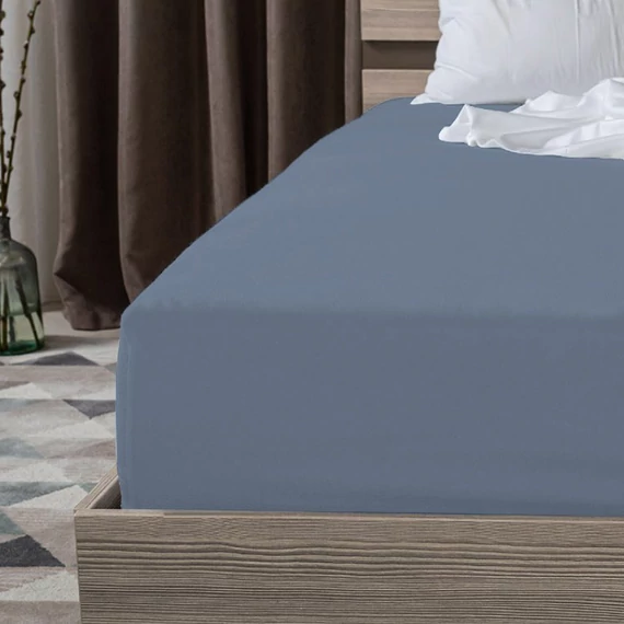 Lenzuolo con Angoli Grigio Scuro 200 x 200 cm