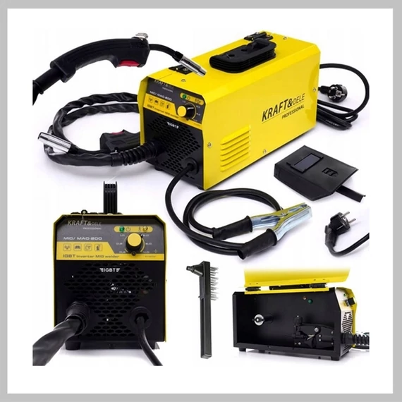 Saldatrice inverter KRAFT&DELE KD810 MIG/MAG con filo FLUX (non incluso)

