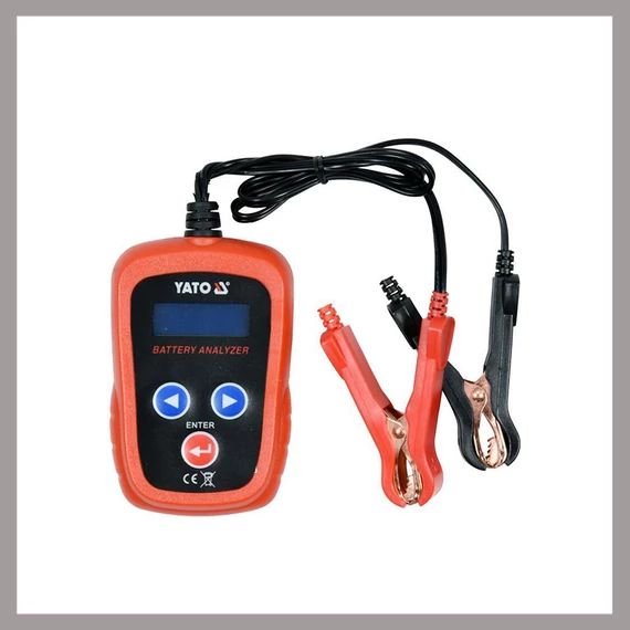 Tester digitale per batterie YATO 12V – Modello YT-83113
