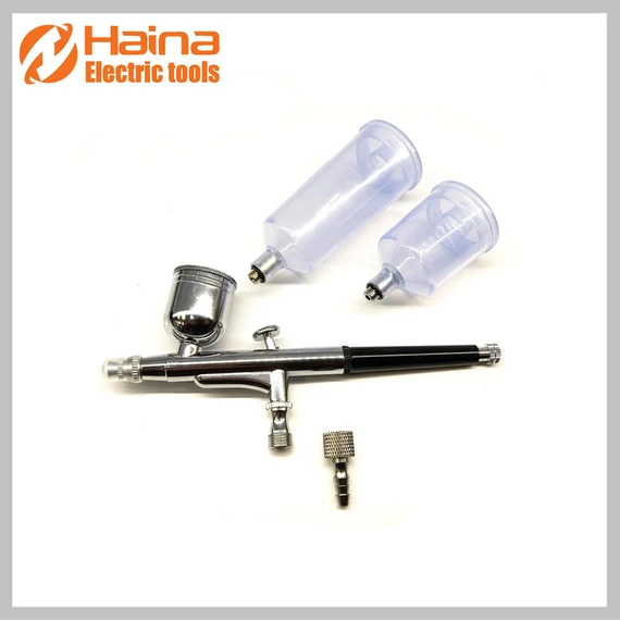 Set Aerografo Haina con 3 ugelli HM-7296
