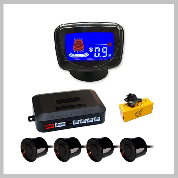 Radar di retromarcia professionale a 4 sensori con display LCD – HOLM7145