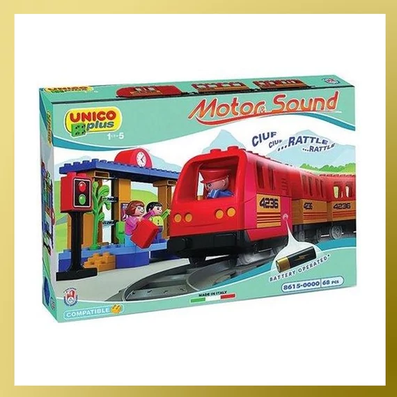 Set gioco costruzioni – Stazione ferroviaria 68 pezzi | Codice: 218615