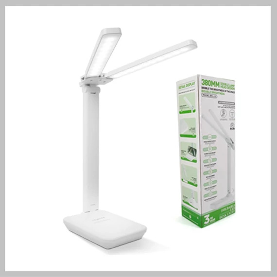 Lampada da tavolo LED pieghevole con bracci articolati, 38 cm – BKL-L2