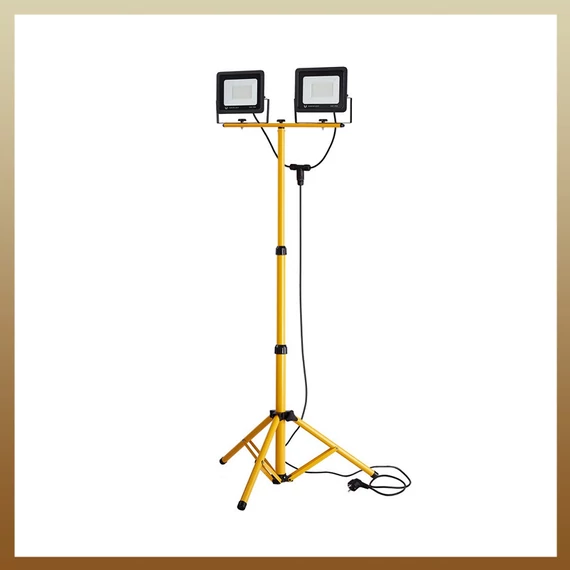Faretto da lavoro a LED su treppiede 3×150W con struttura impermeabile | Modello Alloled