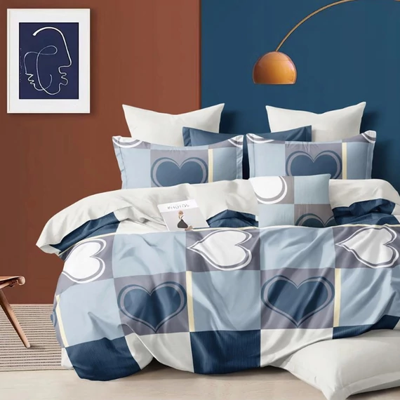 Set biancheria da letto 7 pezzi di alta qualità Bernadette 4 – BL-04