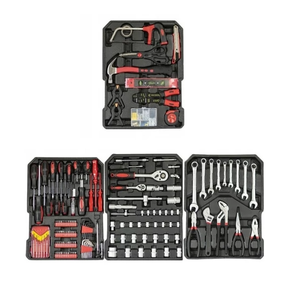 Set di attrezzi 419 pezzi con valigia trolley