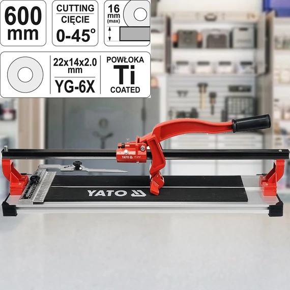 Tagliapiastrelle professionale Yato 600 mm – YT-3707