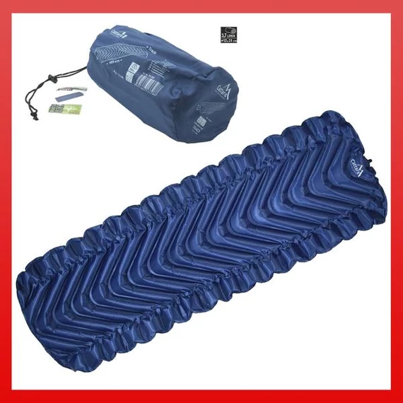 Materassino gonfiabile TRACK 185 × 61 cm, blu – 13328