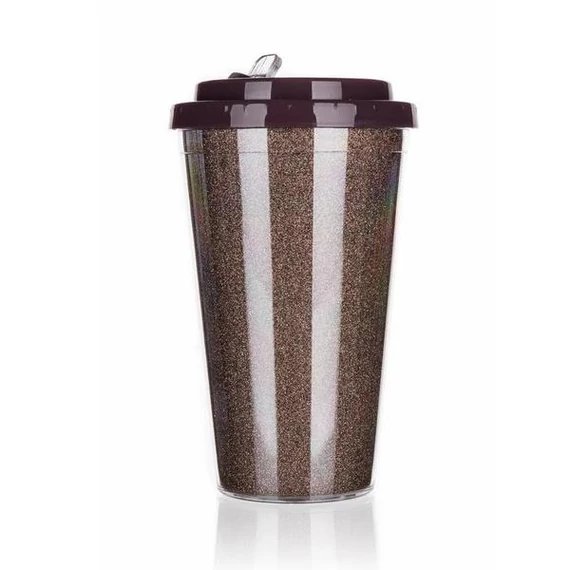 Termos GLITTERS 500 ml, bronzo, a doppia parete – 48788644