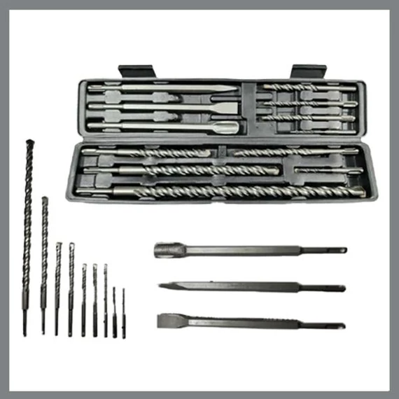 Set punte e scalpelli per calcestruzzo Haina SDS Plus, 12 pezzi – HB-6737