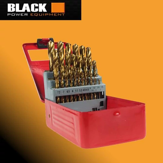 Set punte da trapano HSS Black per metallo, 29 pezzi – 33009