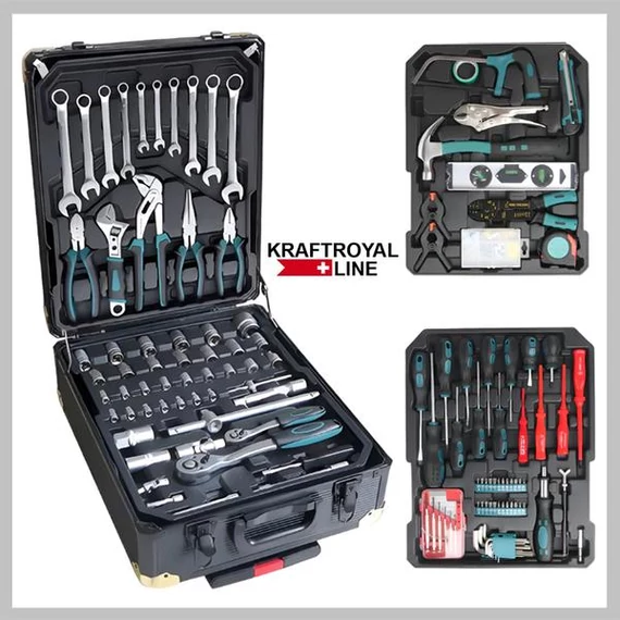 Set di utensili professionali KraftRoyal da 599 pezzi