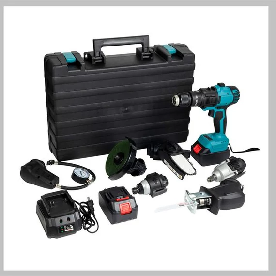 Deutsche Stahl – Kit utensile multifunzione a batteria 7 in 1 – Modello MT9758