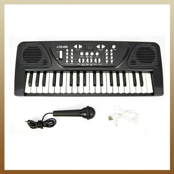 Pianola per bambini con microfono e USB – 37 tasti 448307