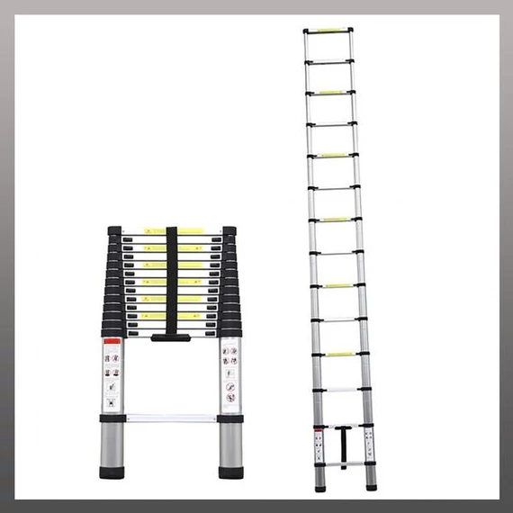 Scala telescopica pieghevole Welldone – 4,1 m (cod. holm3242)