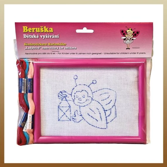 Kit di ricamo per bambini con cornice – 15 x 20 cm 440007