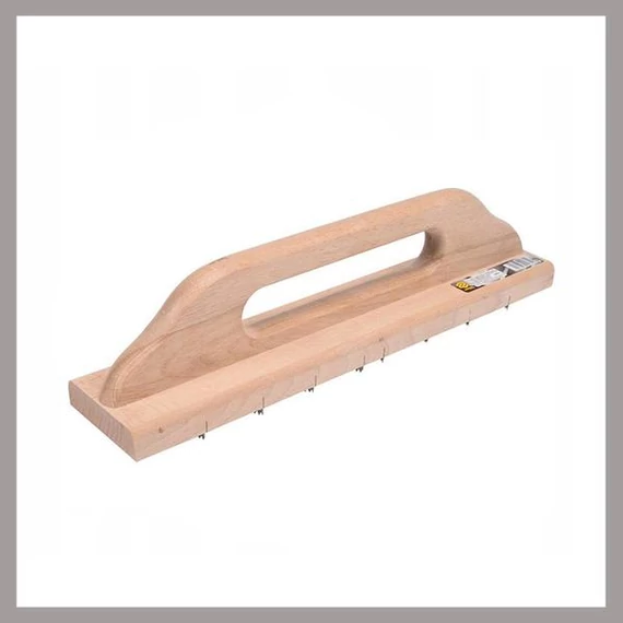 Rasatore per intonaco VOREL con lame dentate in acciaio – 80 x 400 mm TO-05831