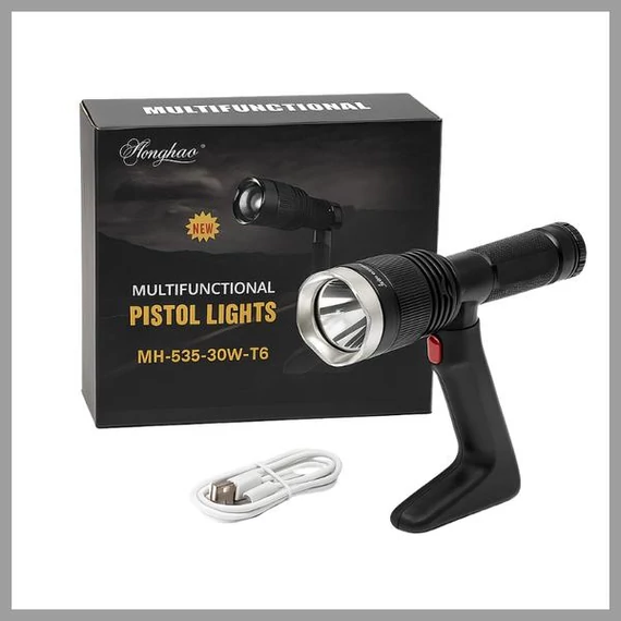 Torcia LED multifunzione con impugnatura a pistola DB-535
