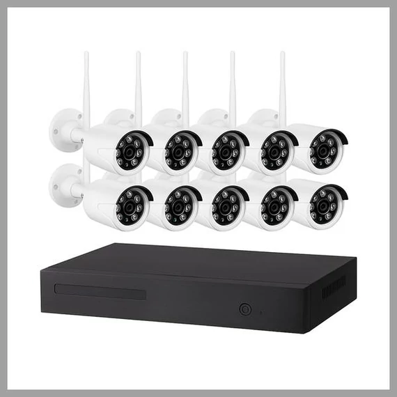 Sistema di videosorveglianza wireless con 8 telecamere HD 4K – WIFI-8