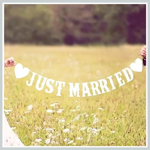 Ghirlanda Matrimonio “Just Married” AP20446