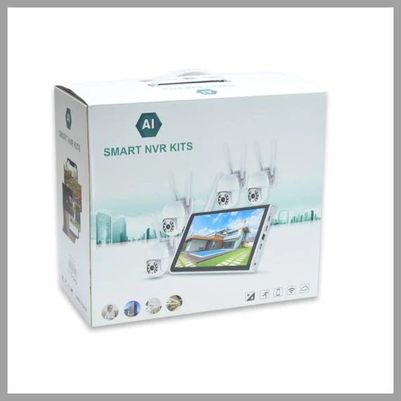 Sistema di videosorveglianza digitale smart NVR SilverHome a 4 canali – CAM-322