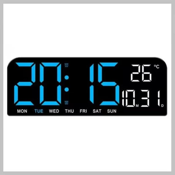 Orologio digitale da tavolo/parete GH0707 – Display LED grande con termometro