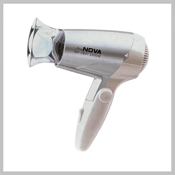 Asciugacapelli pieghevole Nova NV-2807 – 1000W (Bianco)
