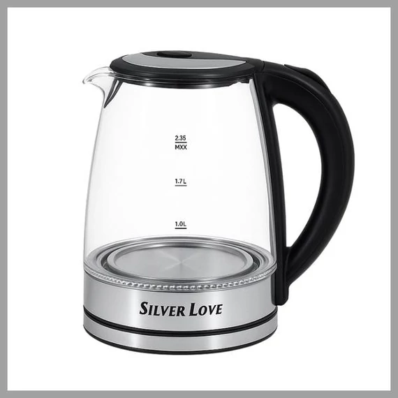 Bollitore elettrico in vetro SilverLove – 2,3 L, SC-317