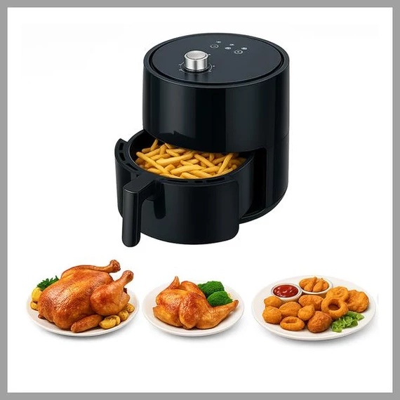 Friggitrice ad aria SilverLove – 8 litri, 3800 W, SC-808