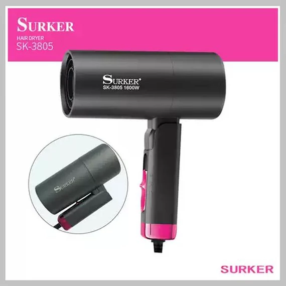 Asciugacapelli pieghevole SURKER 1600W – SK-3805