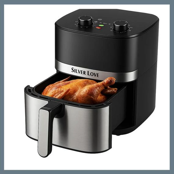 Friggitrice ad aria Silver Love SL-10 – 10 litri, 2200W