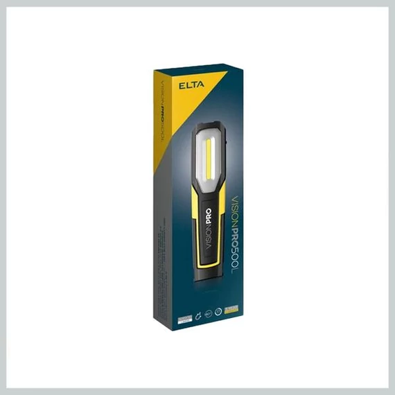 Elta VisionPro | Lampada da Lavoro | 500 Lumen | 180° | Base Magnetica Regolabile – EB8257