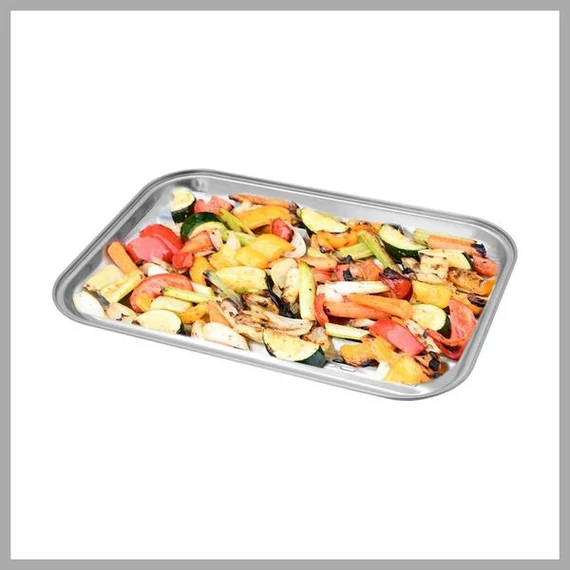Vassoio da Griglia in Acciaio Inox – 34 x 24 cm – 13072