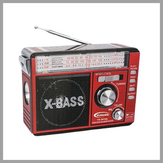 Radio portatile YUEGAN – AM/FM/SW con supporto SD/USB/MP3 YG-207US