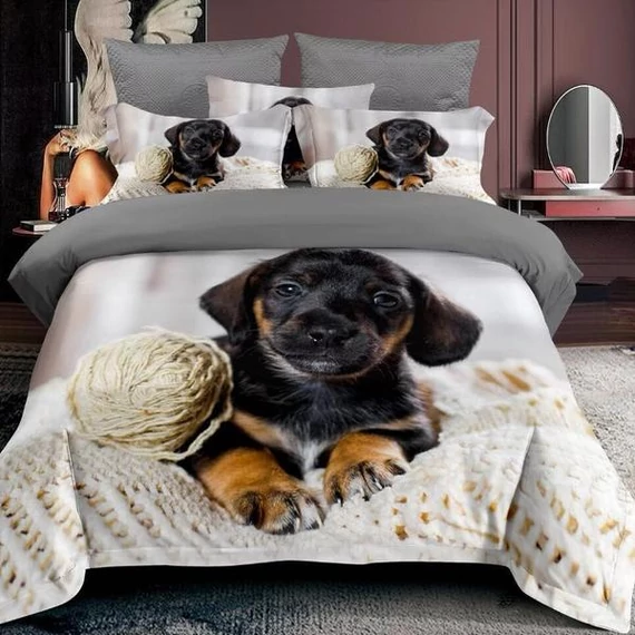 Set Biancheria da Letto 7 Pezzi – Cagnolini 3 – G-03