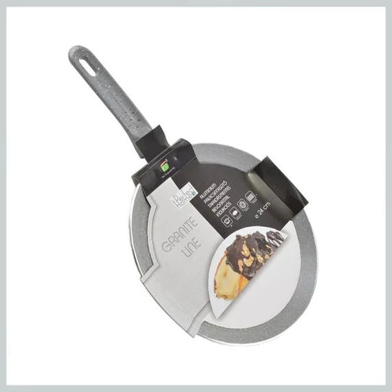 Perfect Home Granite Line – Padella per Crêpes con Rivestimento Antiaderente, 24 cm (Modello 13916)