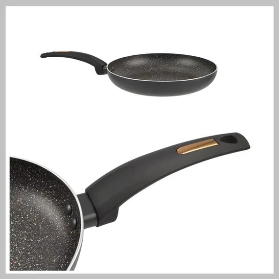 Perfect Home Golden Line Comfort – Padella in Alluminio Antiaderente, 24 cm, per Induzione (Modello 28364)