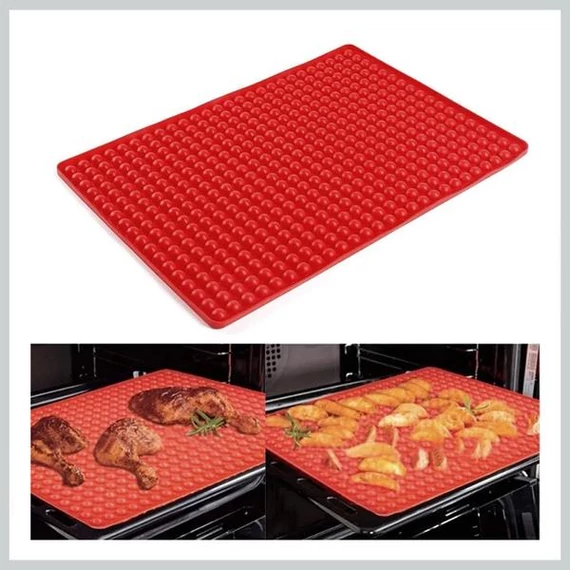 Perfect Home – Tappetino da Forno in Silicone Senza Olio ~40,5×29×1,5 cm “Bubble” (Modello 28377)