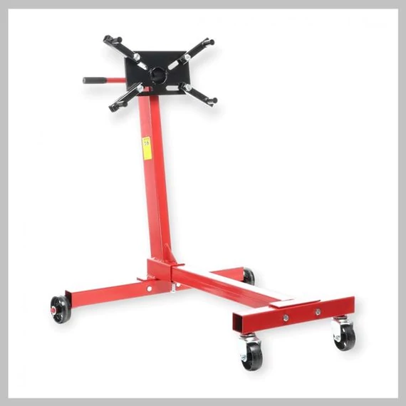 Cavalletto Girevole per Motore KrafTech HM-6465 – Portata 500 kg, 4 Ruote