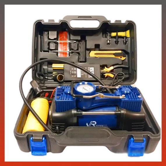 Hitman HT-ACP-6824LR – Compressore Auto 12V con Kit Riparazione Pneumatici