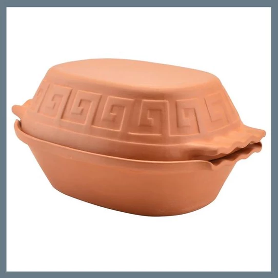 Tegame romano in terracotta Perfect Home – 4 litri – Modello 10471